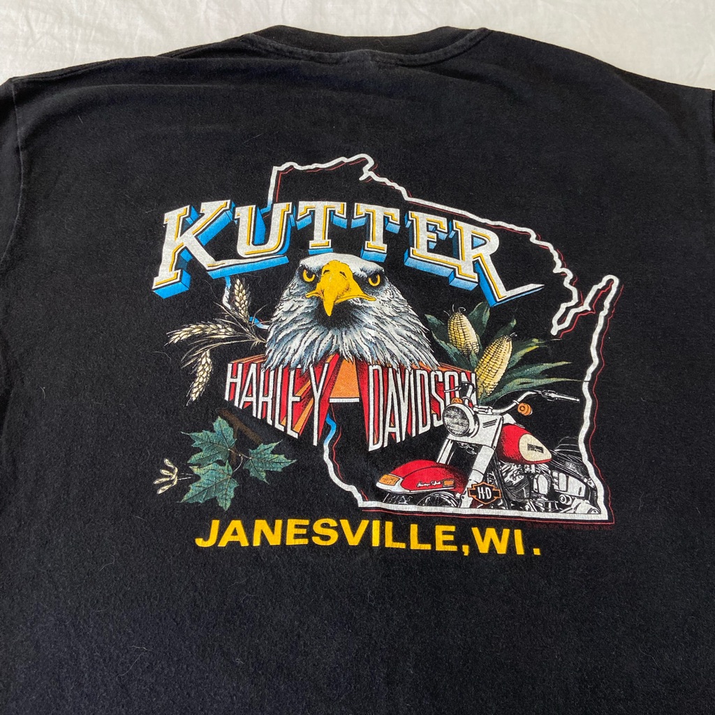 Rare Collectible Harley Davidson Kutter Tee Rare Collectible Harley Davidson Kutter Tee